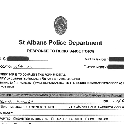 Image: St. Albans Cop Used Demeaning Slur During Arrest at School