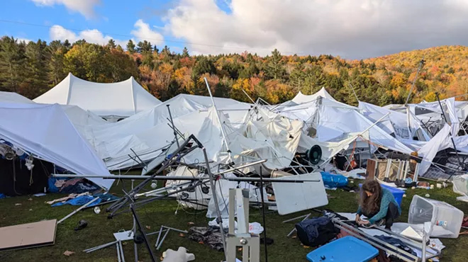 Image: Stowe Arts Festival Assesses Damage After Weekend Windstorm