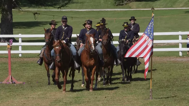 Image: Stuck in Vermont: Cavalry Day at the UVM Morgan Horse Farm