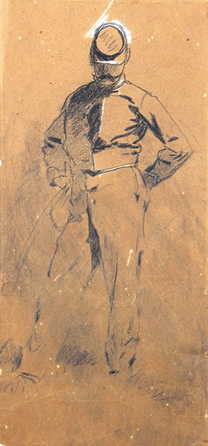 Study for a painting by Winslow Homer - COURTESY OF FLEMING MUSEUM;