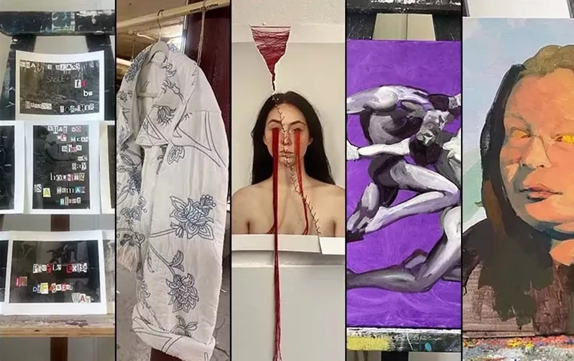Artworks from the exhibition