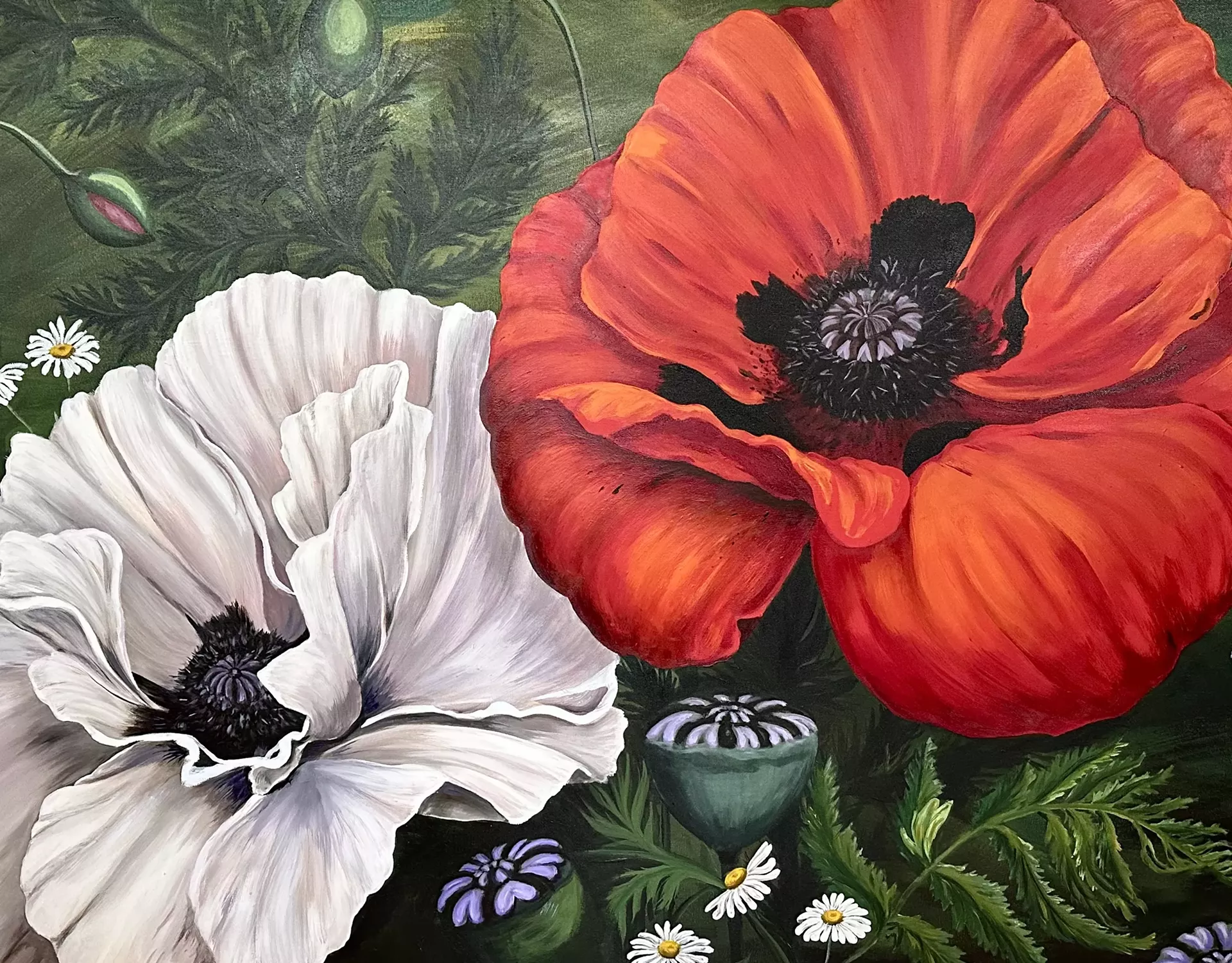 "Double Poppies" by Tanya Libby