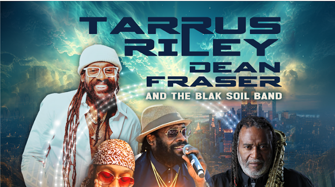 Image: Tarrus Riley, Dean Fraser, the Blak Soil Band