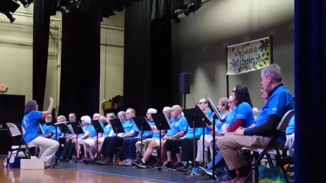 Image: The Aphasia Choir of Vermont in concert
