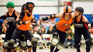 The Carolina Rollergirls vs. the Dutchland Derby Rollers