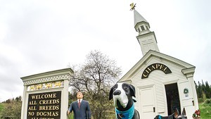 The Dog Chapel, built by Stephen Huneck