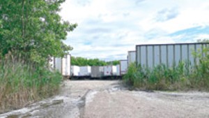 The trailers on Pine Street