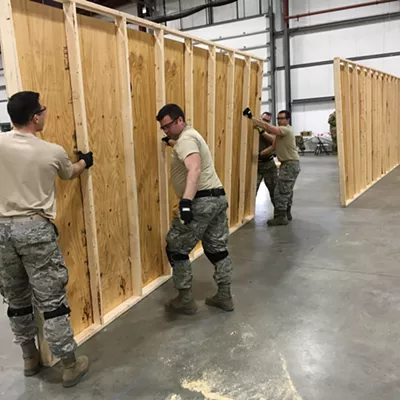Image: The Vermont National Guard is Building a 400-Bed Hospital at the Champlain Valley Expo
