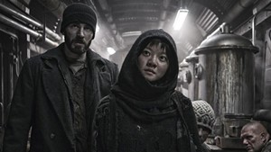 train in vain Evans survives the apocalypse only to endure oppression and claustrophobia in Bong's eccentric sci-fi pic.
