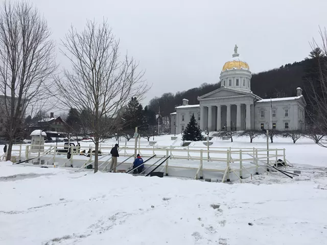 Walters: The Vermont Statehouse Ice Rink Makes Its Return