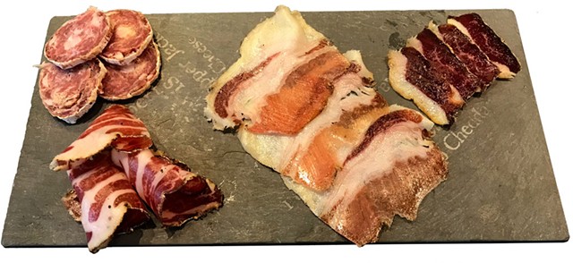 Cured meat from Babette's Table - SUZANNE M. PODHAIZER
