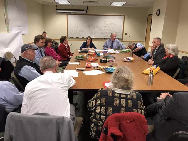 Vermont Senate Democrats Strategize Behind Closed Doors