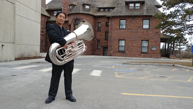 Yutaka Kono and his tuba - JORDAN ADAMS