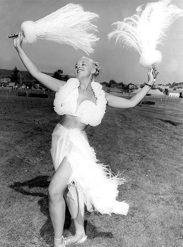 Stein in her Hawaiian costume in the '50s - COURTESY OF ELEONORA STEIN