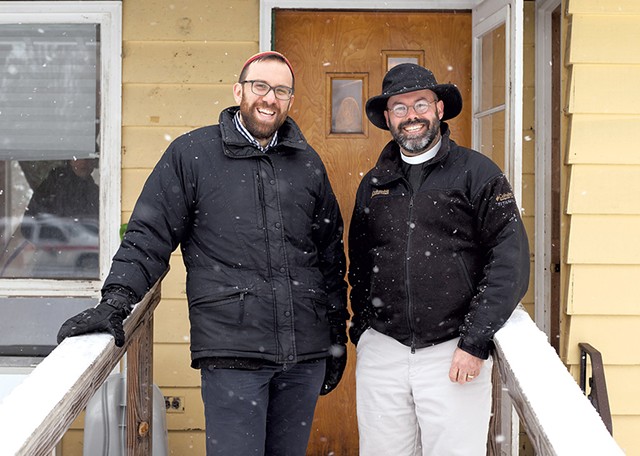 Rabbi David Fainsilber (left) and Rev. Rick Swanson - JESSICA OJALA