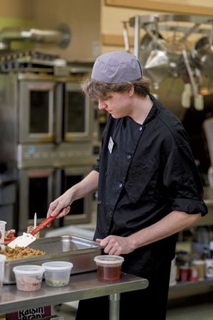 Jacques Benoit working in the kitchen - PHOTOS: OLIVER PARINI