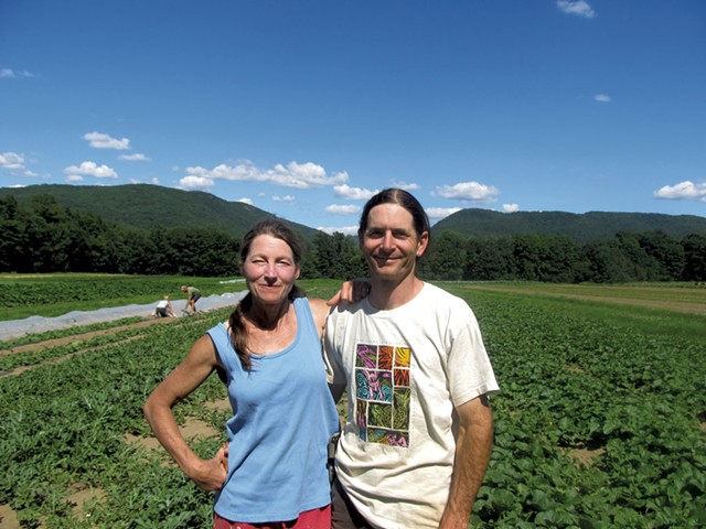 Rachel Nevitt and David Zuckerman of Full Moon Farm in Hinesburg - COURTESY OF FULL MOON FARM