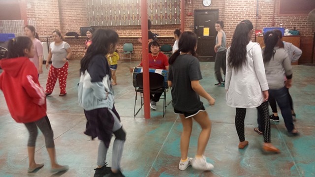 Sakela dance rehearsal at the Old North End Community Center - KYMELYA SARI