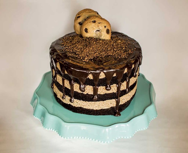 Sweet Babu chocolate-chip-cookie cake - COURTESY OF SIDNEY ELEY