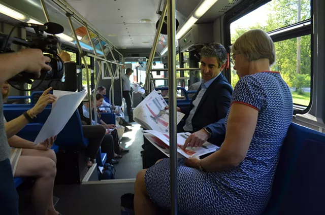 Burlington Councilors Take a Ride Along the Champlain Parkway