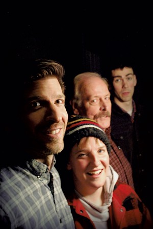 From left: Jeremy Rayburn, Meredith Gordon, Dennis McSorley and LoKi - COURTESY OF OFF CENTER FOR THE DRAMATIC ARTS
