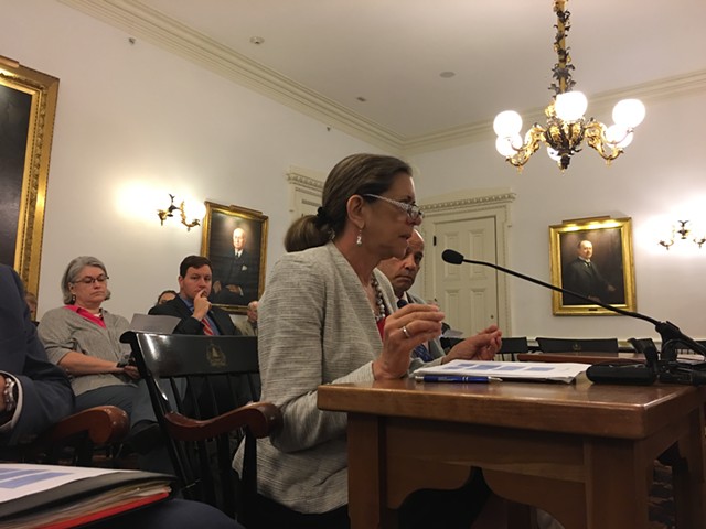 Administration Secretary Susanne Young addresses three Senate committees - JOHN WALTERS