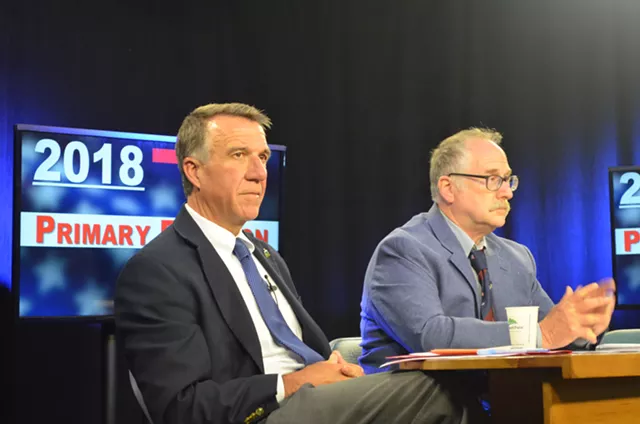 Guns and Taxes: Scott, Stern Face Off in First Gubernatorial Debate