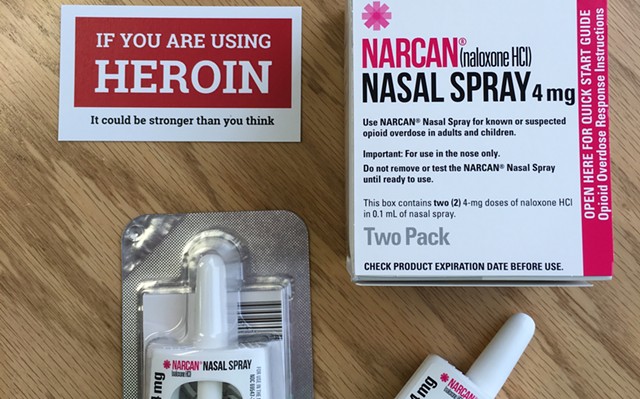 A kit with the overdose-reversing drug Narcan - COURTESY DEPARTMENT OF HEALTH
