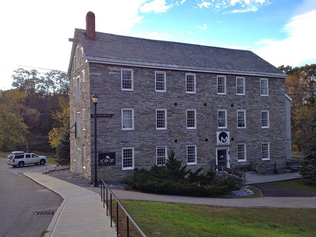 Old Stone Mill building in Middlebury - COURTESY OF STORM CAFÉ
