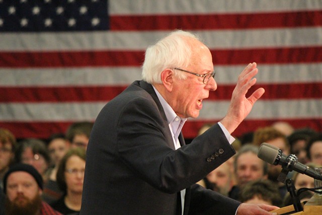 Sen. Bernie Sanders in Iowa in January 2016 - FILE: PAUL HEINTZ