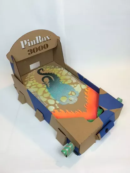 Vermont-Made Cardboard Pinball Goes to Washington
