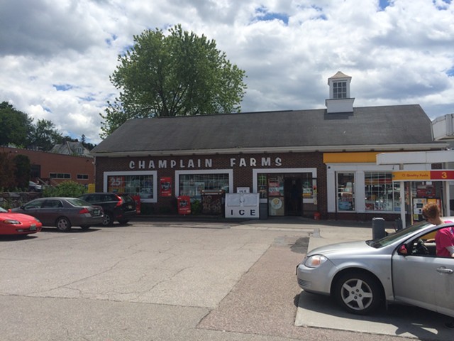 A Champlain Farms gas station on Main Street in Burlington. - ALICIA FREESE