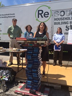 Deb Markowitz, secretary of the Vermont Agency of Natural Resources, at a press conference on Thursday - ALICIA FREESE