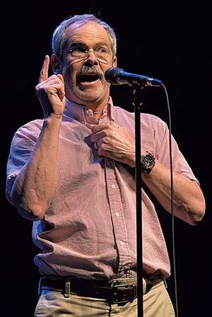 Mark Redmond performing at the Moth GrandSLAM in 2018. - FILE PHOTO BY RAJAN CHAWLA