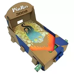 A Cardboard Pinball Machine Makes Its Entrance at Tilt