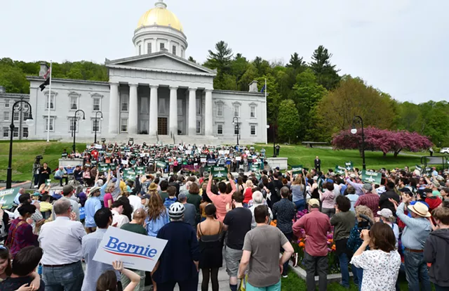 At Homecoming Rally in Montpelier, Bernie Sanders Thanks Vermont
