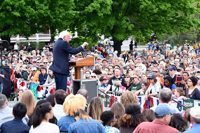 At Homecoming Rally in Montpelier, Bernie Sanders Thanks Vermont