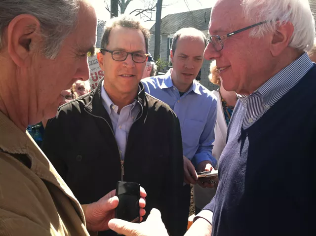 Sanders Touts $15-per-Hour Wage &mdash; But Doesn't Pay It