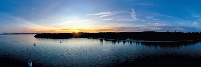 Sunset over Lake Champlain - JAMES BUCK