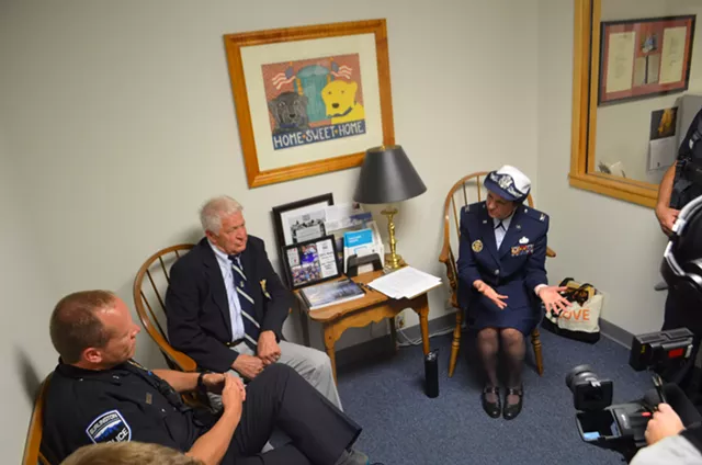 F-35 Opponents Arrested During Sit-In at Leahy's Burlington Office