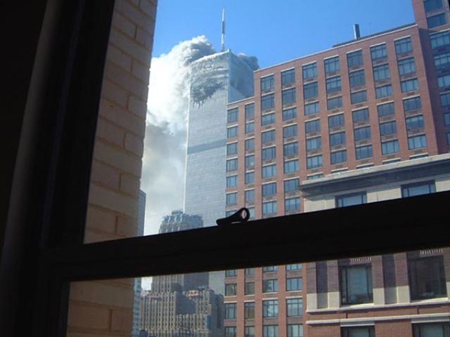 WINDOW ON THE WORLDThe view from Stuyvesant High School on the morning the World Trade Center was attacked.
