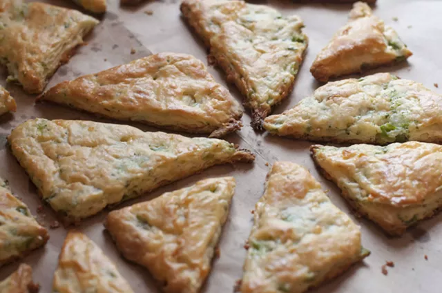 Farmers Market Kitchen: Broccoli-Cheddar Biscuit-Scones