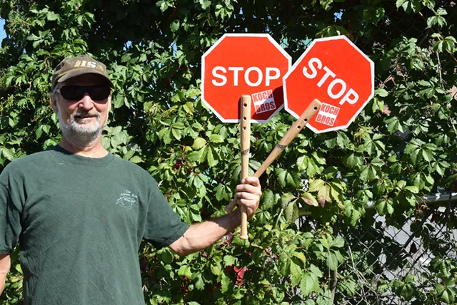 Crossing Guards for Sanders? Burlington Man Says 'Go'