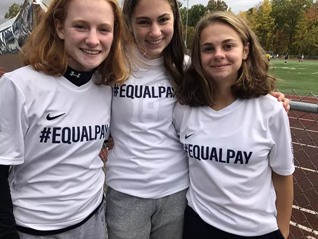 BHS Girls Soccer Team Scores Media Spotlight with #EqualPay Jerseys