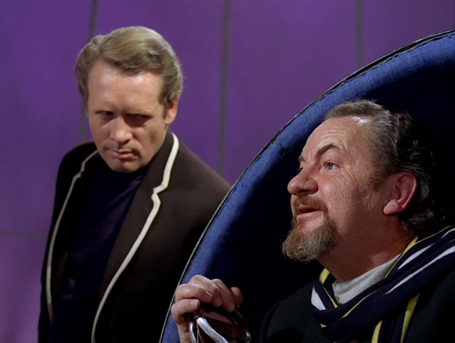 Patrick McGoohan and Leo McKern (one of the best of the Number Twos) in "The Prisoner" - EVERYMAN FILMS / ITC