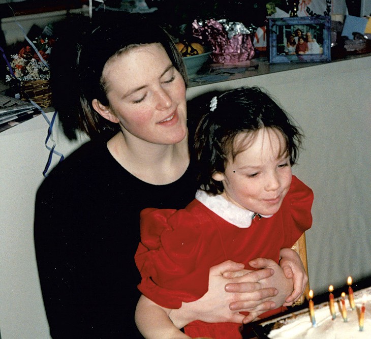 Kate O’Neill with Maddie in 1993 - COURTESY OF KATE O'NEILL