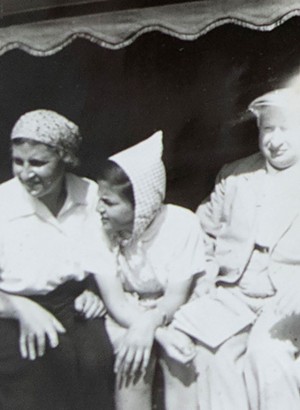 Keibel's mother, sister and father aboard the M.S. St. Louis - COURTESY OF THE KEIBEL FAMILY
