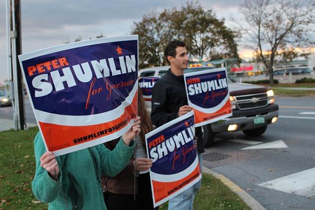 The race to replace Gov. Peter Shumlin is taking candidates downtown. - FILE PHOTO