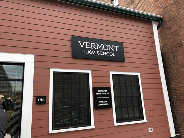 The new Vermont Law School office at 162 St. Paul Street in Burlington - MOLLY WALSH