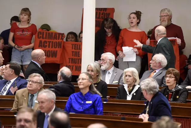Climate Activists Disrupt Scott's State of the State Address
